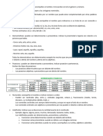 Determinantes Vs Pronombres