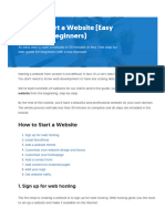 Create Website Guide