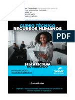 ? Curso Técnico em Recursos Humanos - MATRÍCULAS ABERTAS