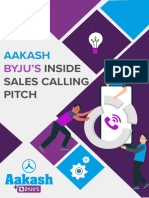 Aakash BYJU'S Inside Sales Calling Pitch