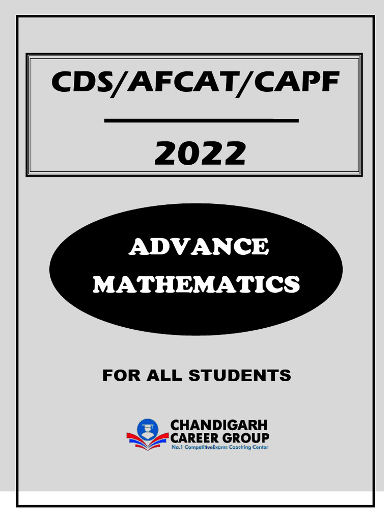 CDS Advance Maths Final (09.11.2022) | PDF