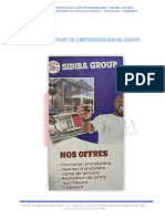 Presentation de L'entreprise Sidiba Group