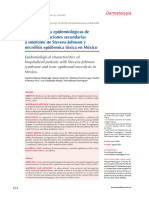 Características Epidemiológicas de Las Hospitalizaciones Secundarias A Síndrome de Stevens Johnson