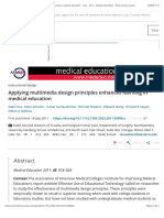 Applying Multimedia Design Principles Enhances Learning in Medical Education - Issa - 2011 - Medical Education - Wiley Online Library