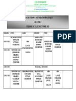 Emploi Du Temps: Sciences Informatiques Licence 3 Periode Du 23 Au 28 Octobre 2023