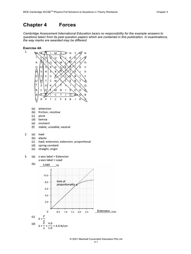 Forces And Motion Igcse Edexcel Physics Pdf Force Velocity
