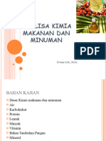 Analisa Kimia MAKANAN Dan MINUMAN