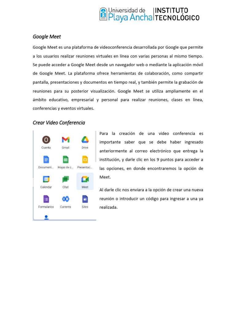 Google Meet | PDF