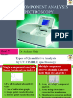 Multicomponent Analysis by UV Spectros