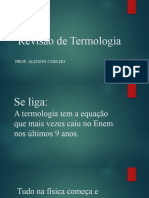 Revisão de Termologia