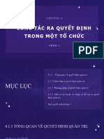 CHƯƠNG 4 Thông tin và quyết định quản trị