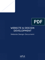 Website Design Document Template