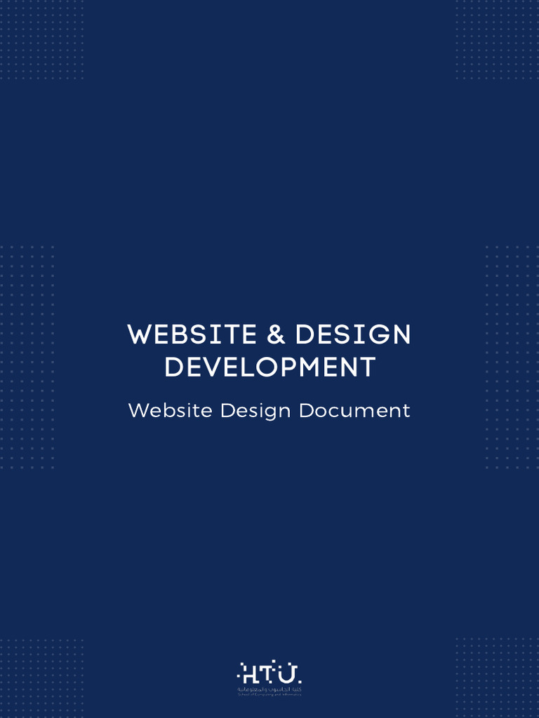 Website Design Document Template | PDF | Websites | Web Design