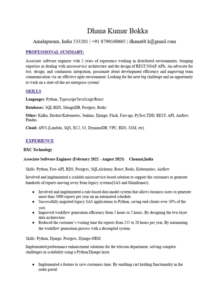 dhana-resume-pdf