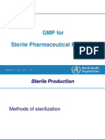 GMP For Sterile Pharmaceutical Products
