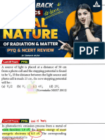 Dual Nature - NCERT Review & PYQs