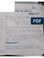 Action reasearch in English