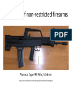 Non Restricted Firearms