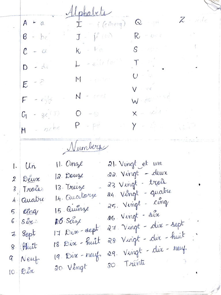 A1 French Basics Pdf | Listening exercises in French at level Beginner ...