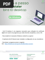 Como Usar o Certificado Bird ID | PDF | Autenticação | Programas