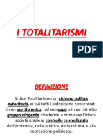 I Totalitarismi