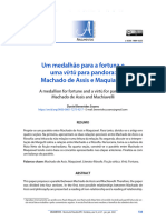 Artigo Machado de Assis e Maquiavel