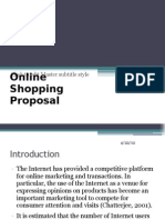 Title: Online Shopping Proposal