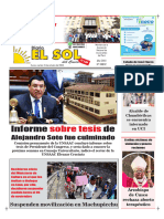 Diario El Sol - Cusco - 24-10-2023