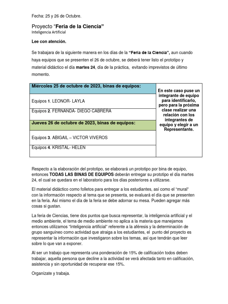 Feria de La Ciencia | PDF
