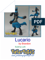 Lucario Letter Lined