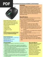 SDK Windows Brochure