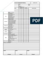 SSOMA-E21-FR43 Check List Cargador Frontal