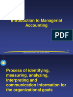 Introduction To Managerial Accounting