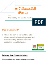 Lesson 7 - Sexual Self Part 1