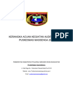 Kerangka Acuan Kegiatan Audit Internal Puskesmas Massenga 2023