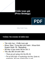 Bài Giảng Chiến Lược Giá - Phần 1