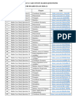 Maths Class X Case Study Based 57 Questions Youtube and PDF Links