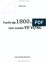 Anh - Tuyển Tập 1800 Câu Trắc Nghiệm Từ Vựng - Trang Anh