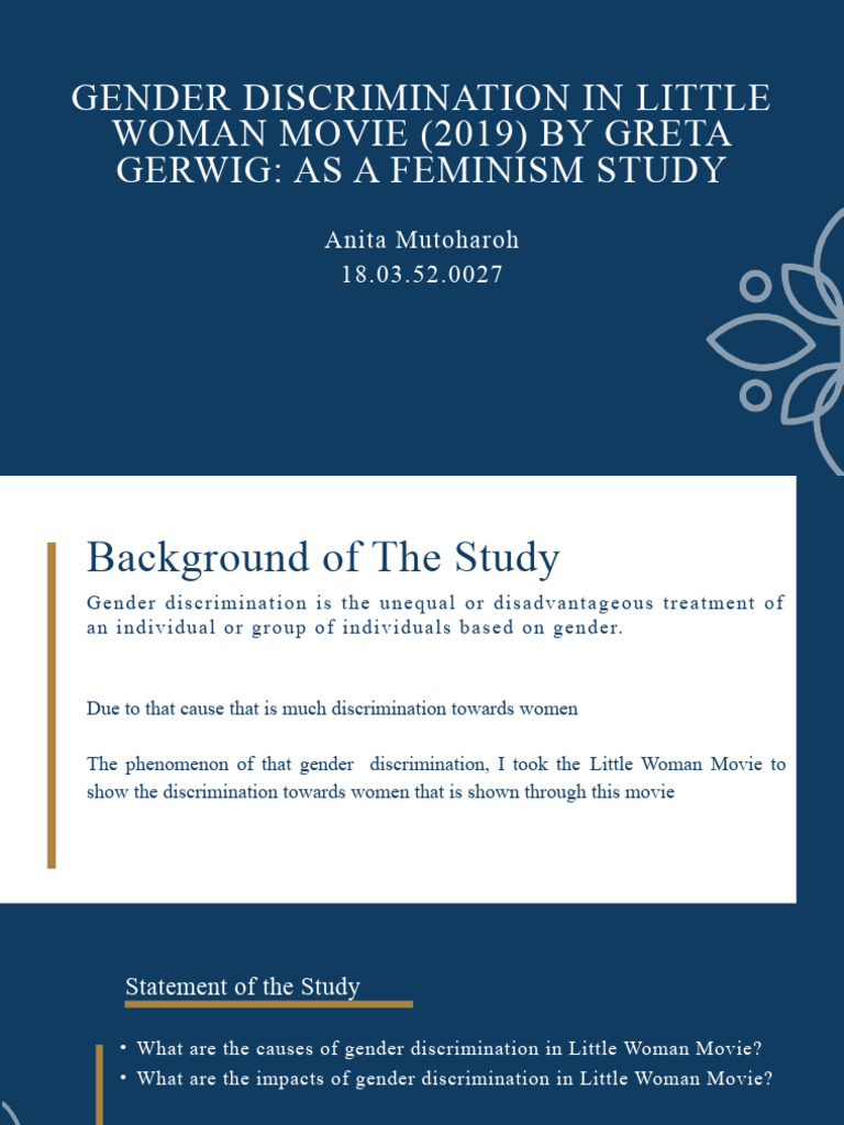 Gender Discrimination in Little Women | PDF