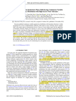 Homodyne Detection Quadrature Phase Shift Keying Continuous-Variable