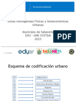 Estructura de Información de Las ZHF Urbanas
