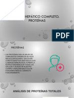 Perfil Hepático. Proteínas