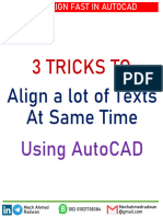 3 Tricks To Text Align Fast in AutoCAD