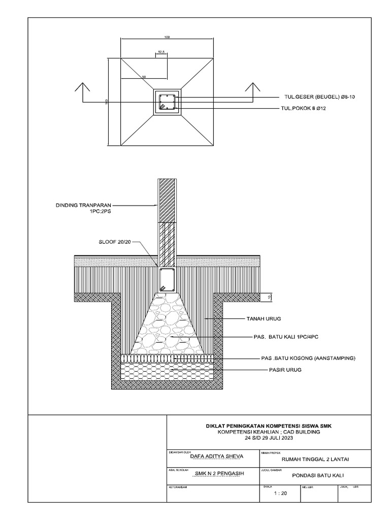 Pondasi Batu Kali | PDF