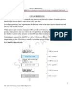 Cpu Scheduling OSY