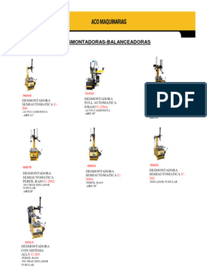 Desmontadora semiautomatica u-202