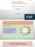 Infografía Proceso de Ajustes, Cierre Contable