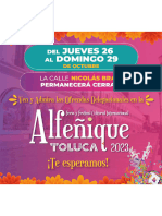 Ofrendas Delegacionales de La Feria Del Alfeñique 2023