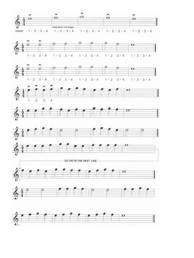 Guitar Sheet | PDF