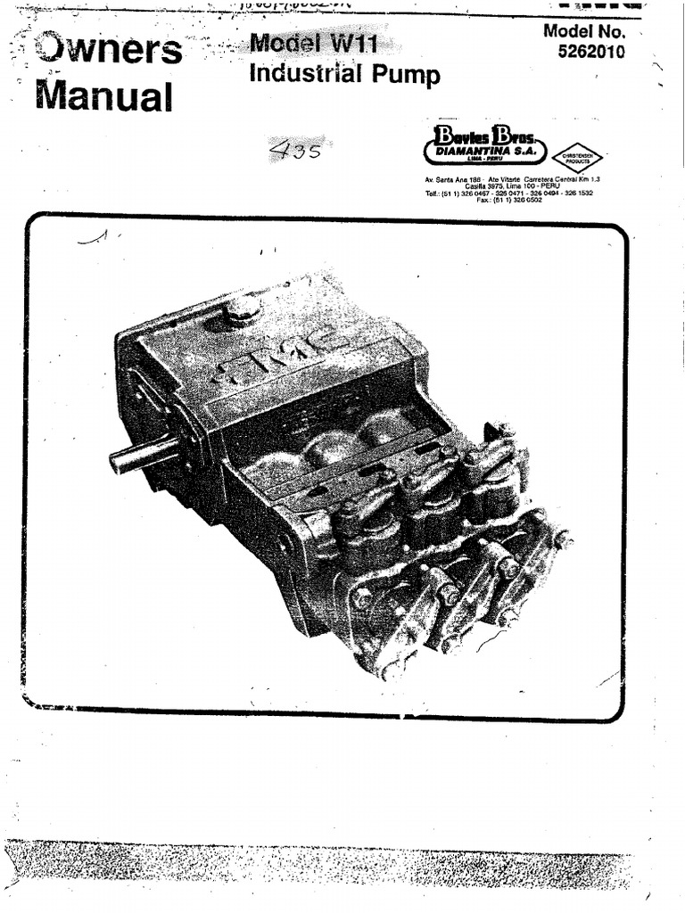 Manual Partes Bomba 420-435 | PDF